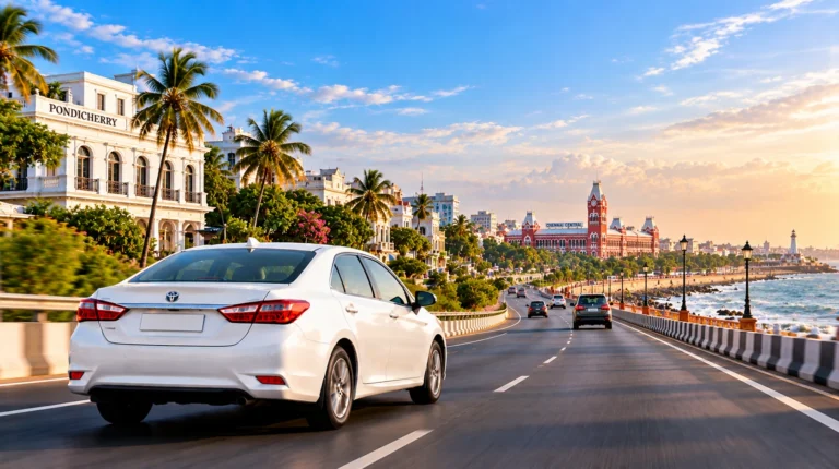Pondicherry to Chennai one way taxi